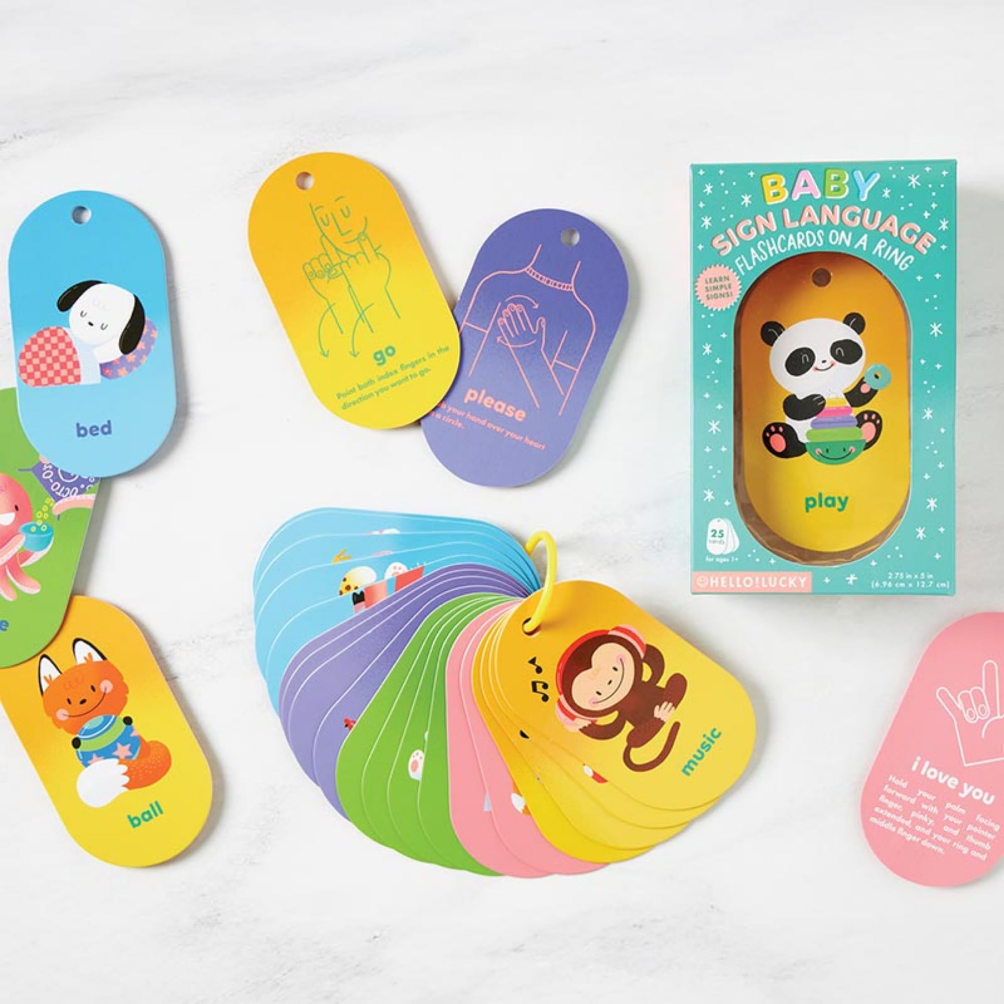 Amazon.com: Hello!Lucky Baby's First Words Sign Language Flash
